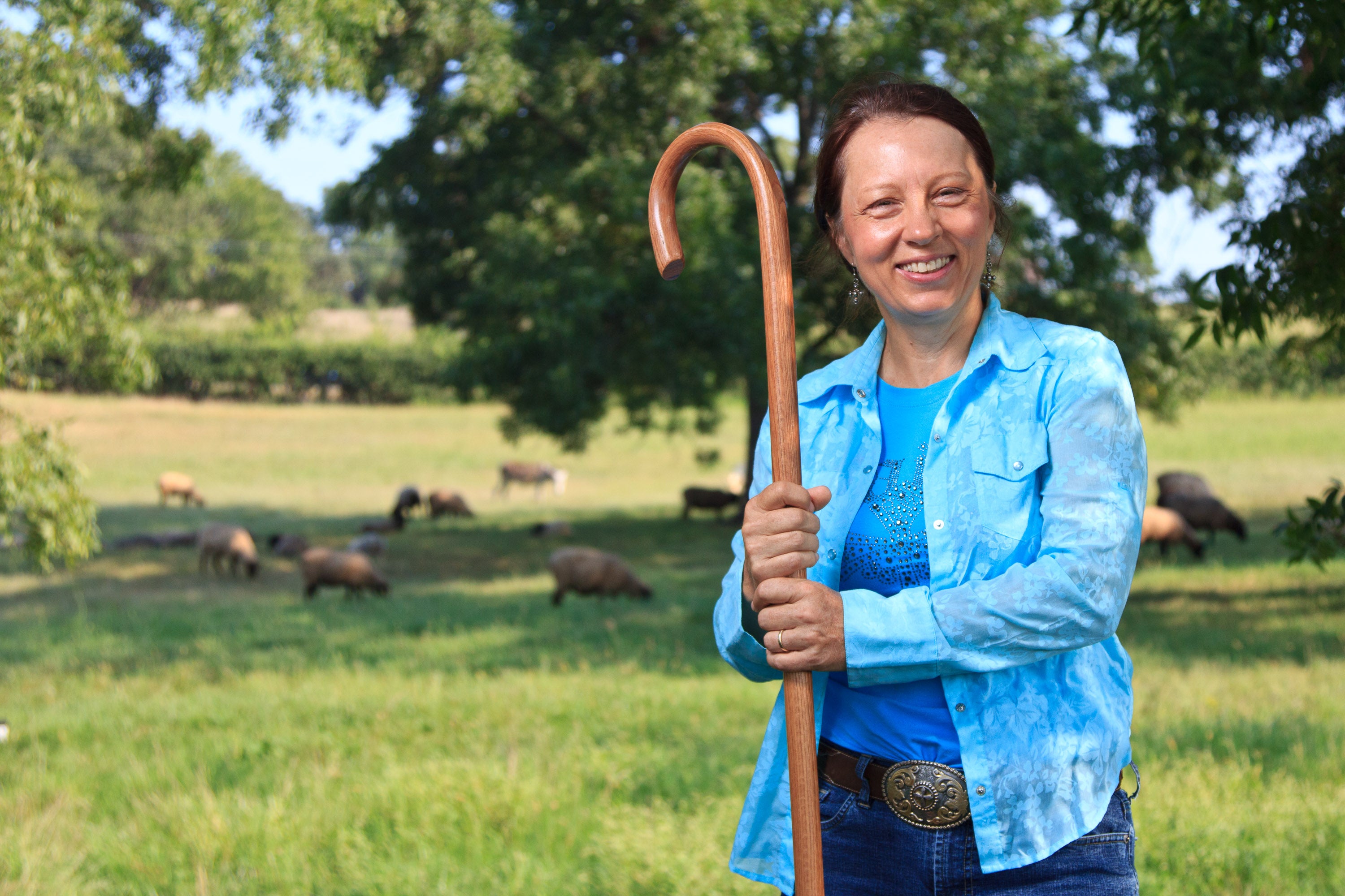 Dr. Diane Dickinson Shepherd's Cross Okie Homesteading